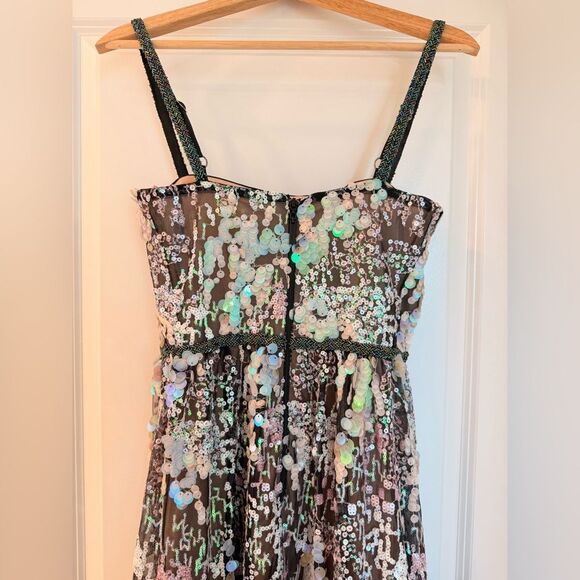 NWOT Bronx and Banco Midnight Embroidered A-Line Gown, size XS - Picture 14 of 16